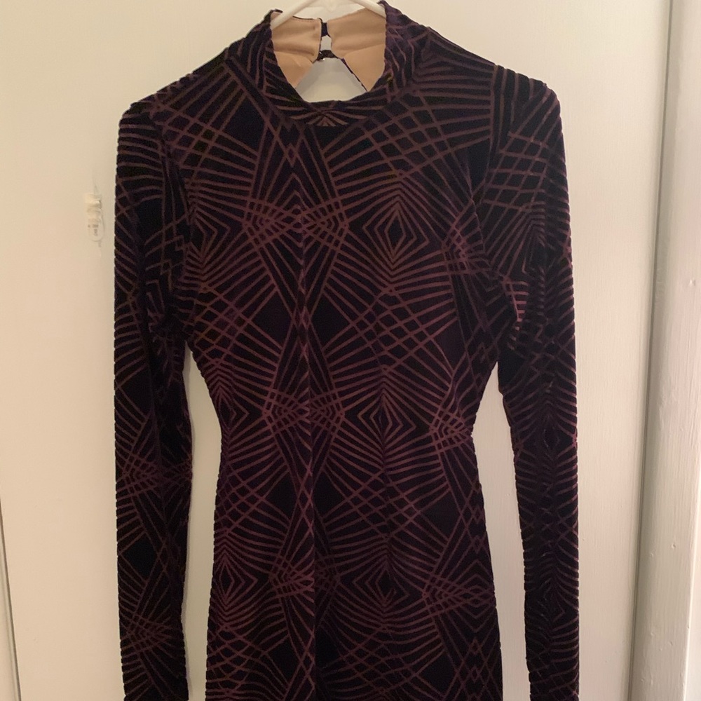 Purple party dress
